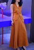 Le Malene 桔色复古马甲半裙套装 20334 商品缩略图0