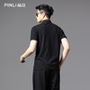 PINLI品立2025夏季新款熊猫贴布绣修身POLO衫商务休闲短袖男上衣BG252112083 商品缩略图2