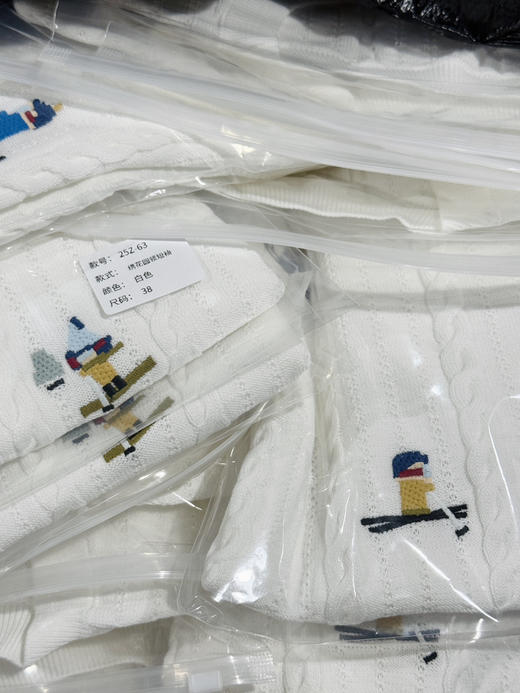 icicl*小禾 牛货老客入--【超美的滑雪小人短袖针织衫】 商品图12