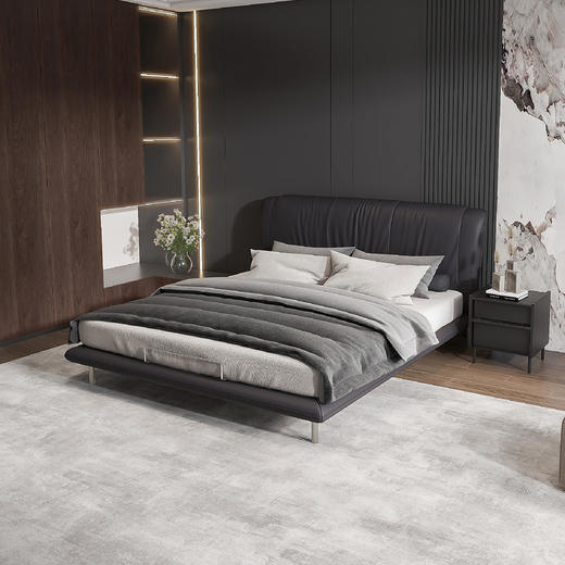 顾家家居整装 意式极简 皮艺软床KZ.B1097PF3 黛丽 商品图8