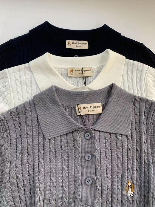 代工厂出！ 暇b士经典polo领小麻花短袖T恤！ 商品图7