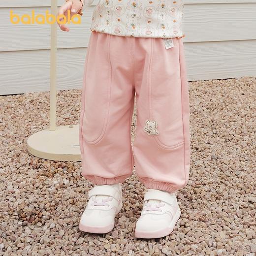 巴拉巴拉童装儿童长裤宝宝束脚裤子男童女童休闲裤宽松2025秋新款 商品图1