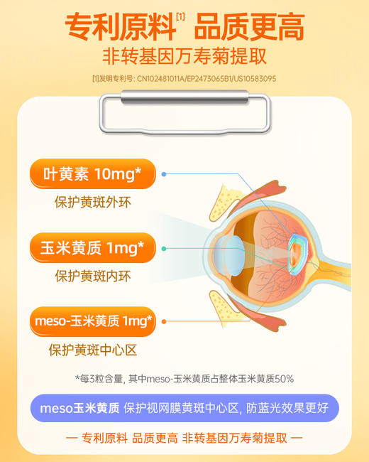 ⁵【彩虹豆叶黄素】每3粒含欧洲越橘21mg+叶黄素10mg 巧克力味 3岁以上 YY05-QTT-YTHP 商品图3