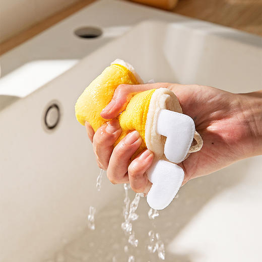 摩登主妇擦手巾挂式可爱毛巾厨房浴室吸水不掉毛加厚珊瑚绒擦手帕 商品图2