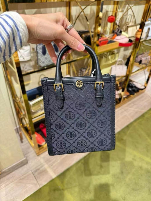 ¥1280🇺🇸清仓特价^TB monogram迷你托特包琴谱包 🌹黑金来啦！ 商品图0