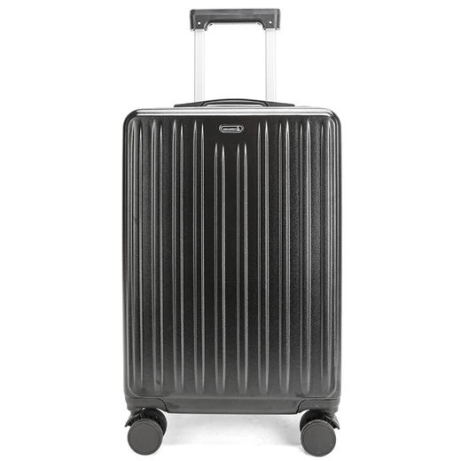 美都袋鼠/MDKANGROO20英寸休闲时尚拉链款黑色男女款万向轮拉杆箱MD5107-20A 商品图2