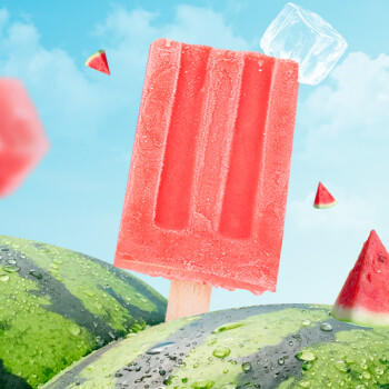 零度企鹅  西瓜口味冰棍 48g支*4支 冷饮雪糕 商品图6