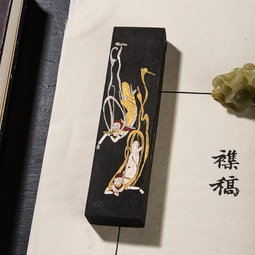 90年代上海墨厂制敦煌飞天老墨（二两） 商品图8