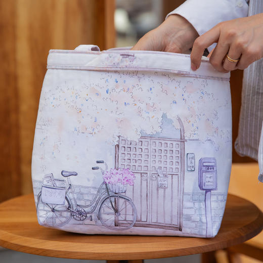 漫画系列帆布手提袋环保购物袋买菜布袋子折叠便携结实耐用单肩包 商品图3