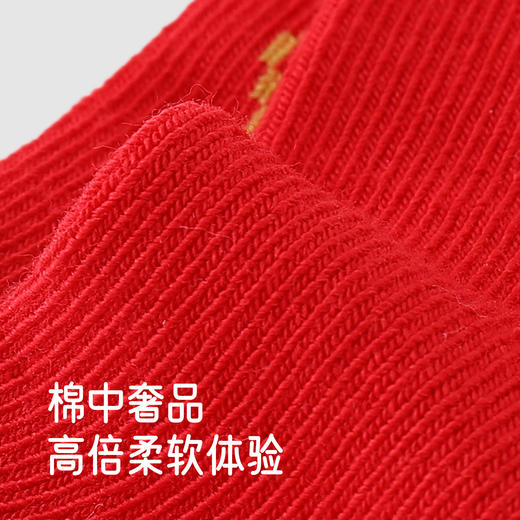 【商场同款】英氏宝宝新年袜赛柔丝短袜7A抑菌防臭儿童袜子新款 商品图1