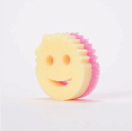 笑脸清洁擦 双面 粉色 BR 商品图2