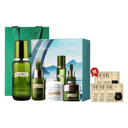 【送礼袋】LA MER 海蓝之谜王炸四件套（精粹水150ml+经典面霜60ml+浓缩精华50ml+眼霜15ml） 香港直邮C 商品图11