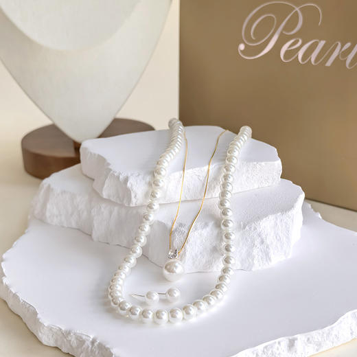 【珍珠项链*2+耳钉】BAOFANDI宝梵迪  新款珍珠项链礼盒三件套【礼袋+礼盒+保养卡+证书】 商品图7