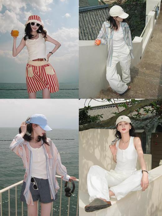 浮生八记/25A026/口袋工字背心 商品图4