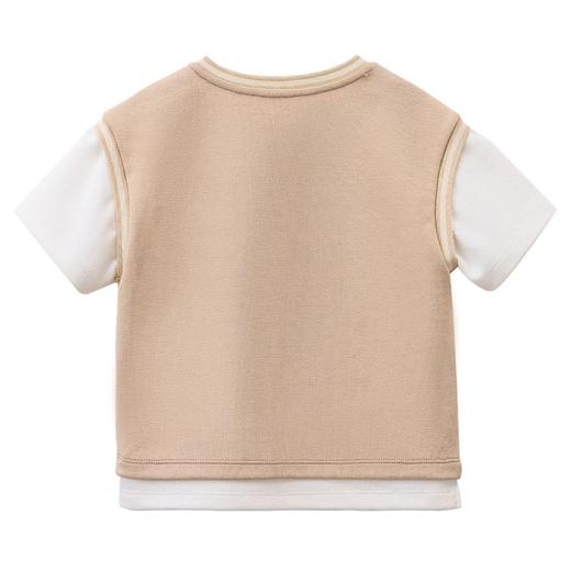 丽婴房-童衣类（夏）I5短袖套装浅卡其 商品图2