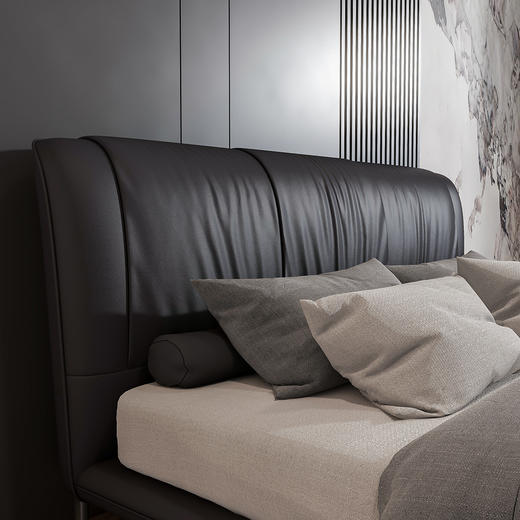 顾家家居整装 意式极简 皮艺软床KZ.B1097PF3 黛丽 商品图10