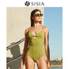 sisia泳衣女高级感2025新款欧美显瘦性感绝美泡温泉连体泳衣女款SWS24-17C SWS24-17B 商品缩略图0