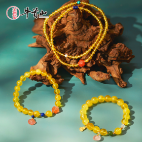 牛首山金包蜜多宝系列手链高颜值多圈国风手串原创设计国风礼物