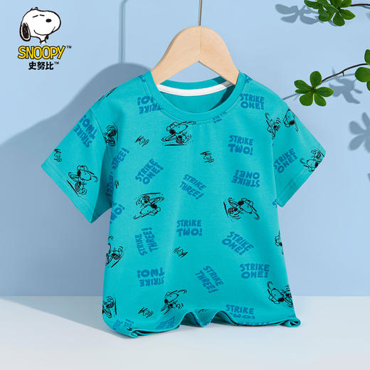 【100-120】【史努比】男童夏季短袖T恤 商品图1