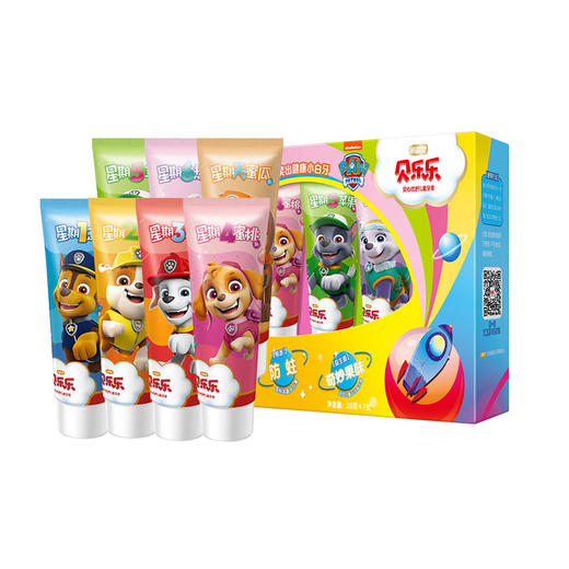冷酸灵贝乐乐7彩童趣儿童牙膏套装175g    WY WY 商品图2