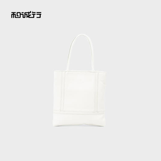 和诚行 2025新款小众简约拼接手提包女时尚真皮斜挎单肩包4180107 商品图0