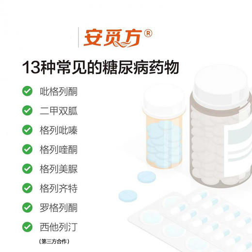 （升级版）安觅方-糖尿病用药指导基因检测（13种药物） 商品图0