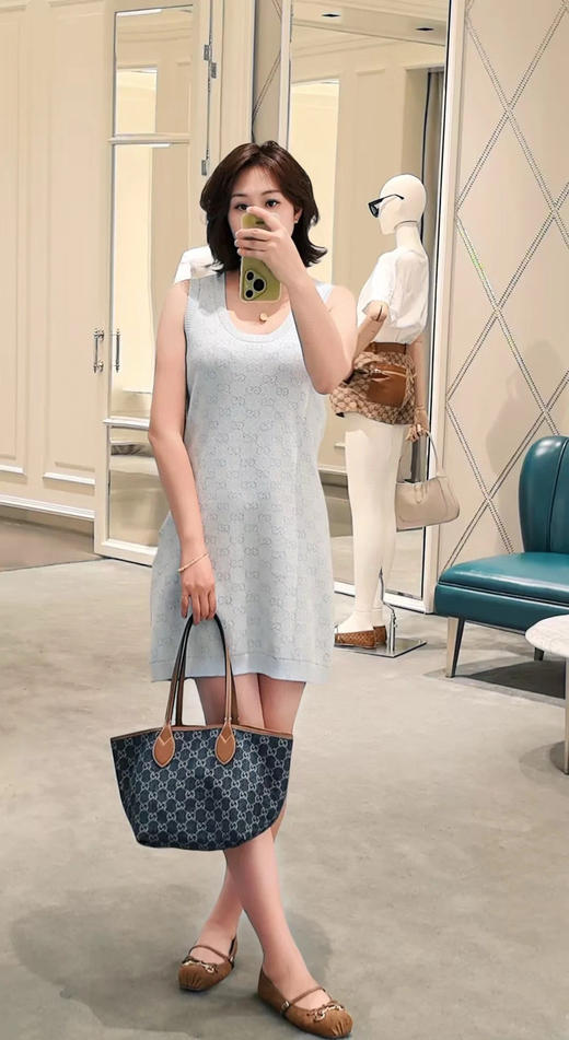 Gucci古驰25早春暗纹连衣裙（TM） 商品图5