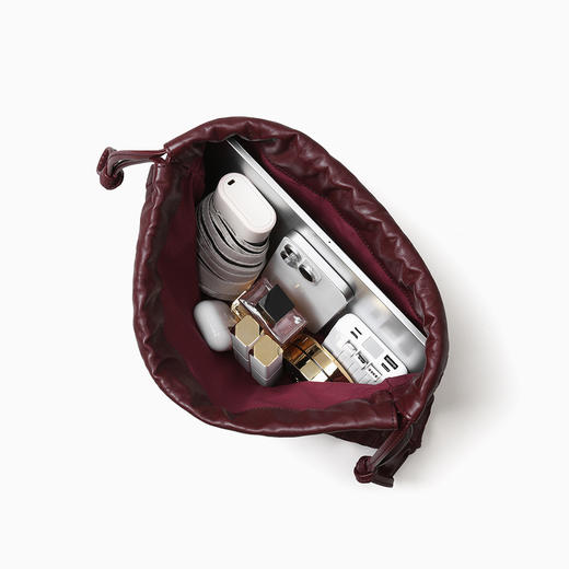 【预售3天】复古高级感编织包手工褶皱抽绳云朵时尚包JY2005 商品图1