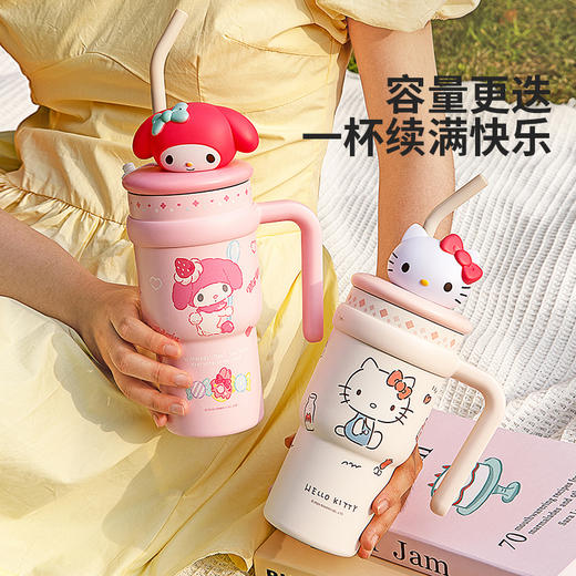 摩登主妇保温杯大容量冰霸杯可爱高颜值水杯女生吸管杯子生日礼物 商品图4