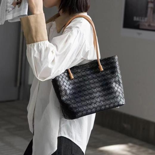 【预售3天】托特包编织包2025新款小众设计潮大容量女腋下通勤手提女包YM71040 商品图0