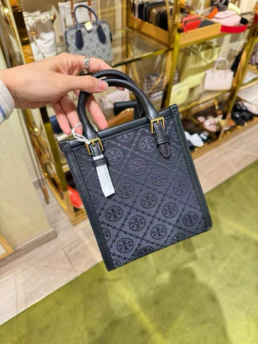¥1280🇺🇸清仓特价^TB monogram迷你托特包琴谱包 🌹黑金来啦！ 商品图2