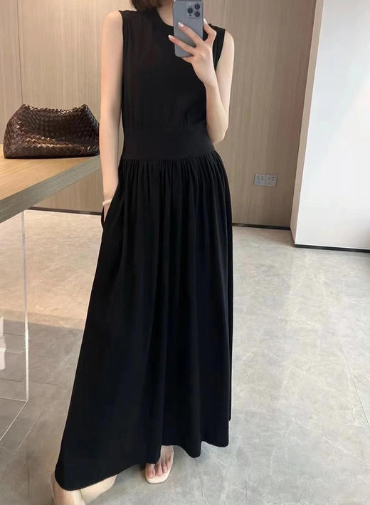 【高品质私服】【TT棉质A字收腰无袖连衣裙】柔软细腻，透气吸汗，垂坠感强G1318-CC【无标出货 介意慎拍】 商品图9