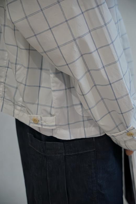 HARVESTY 格纹拉链薄外套 商品图3