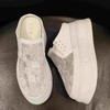 LFGJ14689超轻厚底蕾丝穆勒拖 商品缩略图4