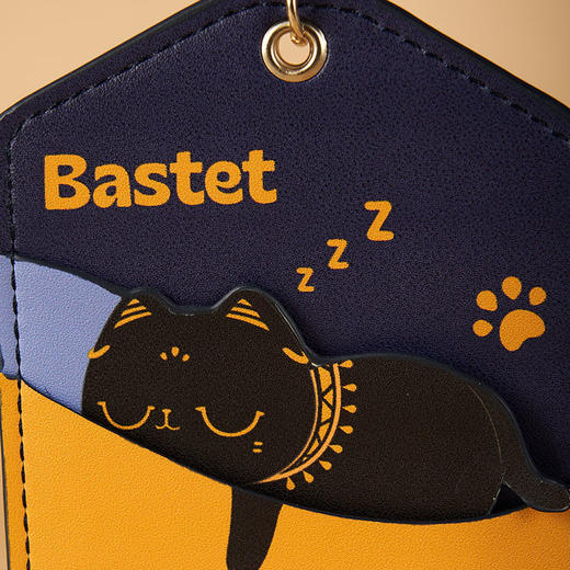 大英博物馆 巴斯特系列 萌猫卡包 钥匙扣多功能挂件 商品图3