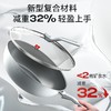 三禾钻石陶钛不粘锅 | 钻石微粒+陶钛双涂 童婴级不含氟 耐磨抗刮超强不粘 无油煎炒轻烟健康 电磁炉/燃气灶通用 炒锅+煎锅+奶锅 商品缩略图4