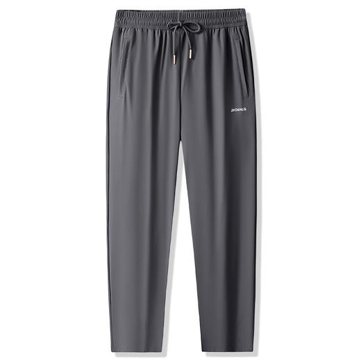 【冰丝裤】【DK】大依优型大码冰丝弹力直筒休闲裤加大宽松运动长裤肥佬胖子男士 商品图4