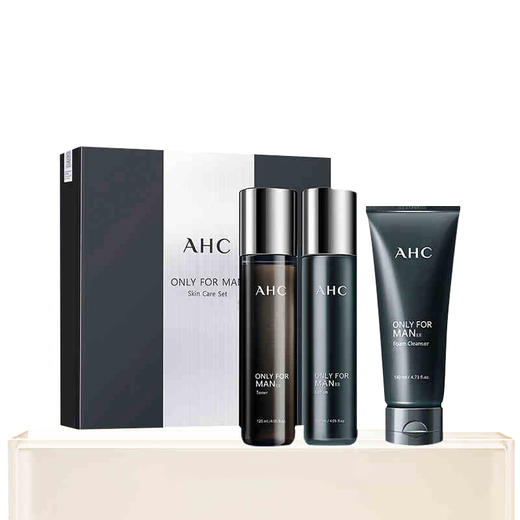 AHC爱和纯男士平衡舒缓套装（洁面140ml+水120ml+乳120ml） 商品图4