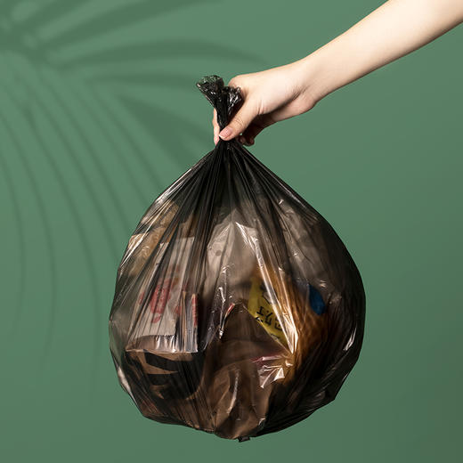 CHAHUA茶花垃圾桶无盖废纸篓+150只垃圾袋加厚45*55cm1526+3215P 商品图3