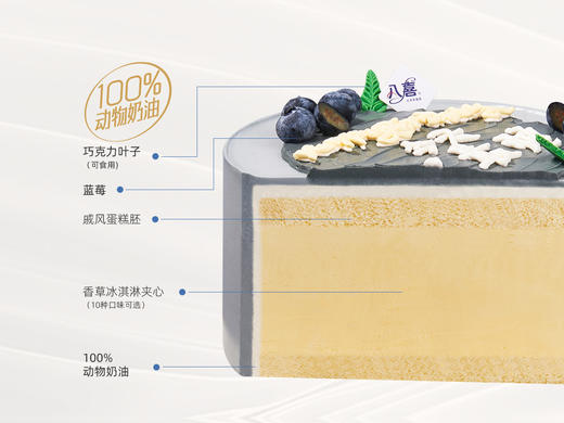 ⭐【最帅的你】手绘水果/冰淇淋生日蛋糕 商品图2