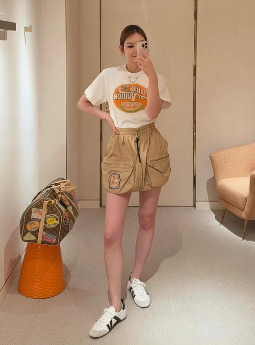 驴家 25夏装巴黎旅行印章T恤（SS） 商品图7