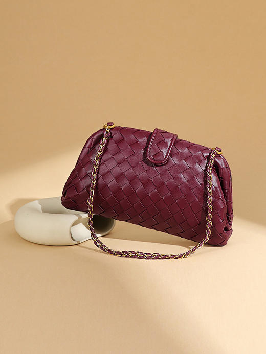 【预售3天】2025新款手拿包个性云朵包时尚单肩斜挎女包链条包B2269 商品图3