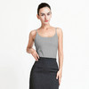 LIZZY 简约精梳棉修身百搭吊带打底背心7637 商品缩略图0
