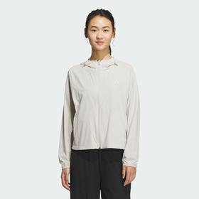 Adidas阿迪达斯WINDBREAKER 凉感防晒UPF50+运动休闲连帽夹克外套JN0706