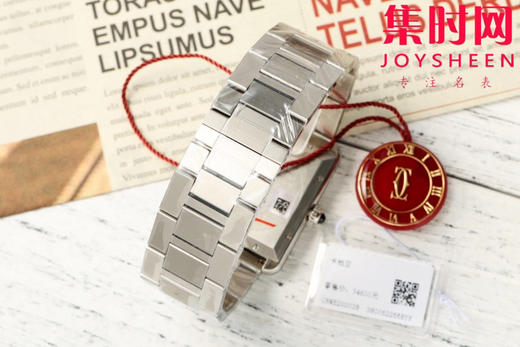 卡地亚Tank AF坦克系列 大号 男士机械腕表
【表壳】表盘尺寸：大号40.85mm*31mm 商品图8