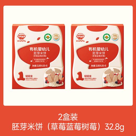 【⚡19.9秒杀 2盒】有机婴幼儿胚芽米饼（草莓蓝莓树莓/米饼原味）32.8g*2，叠加店铺满赠，不叠加店铺满减和会员折扣 商品图2