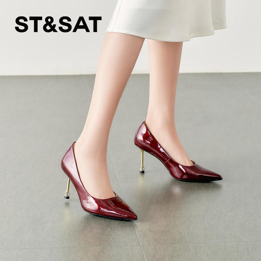 星期六浪漫晚宴风尖头细高跟SSD1111148 商品图2