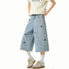 【YW】无忧购男士宽松阔腿复古牛仔七分短裤535（截单后3-5天发货) 商品缩略图0