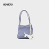 和诚行 2025新款柔软羊皮水桶包女时尚玩偶小菜篮子单肩包4580016 商品缩略图1