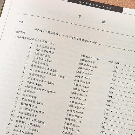【绝版好书】《北朝佛教石刻拓片百品》八开精装277页，2008年台湾中研院史语所初版 商品图2